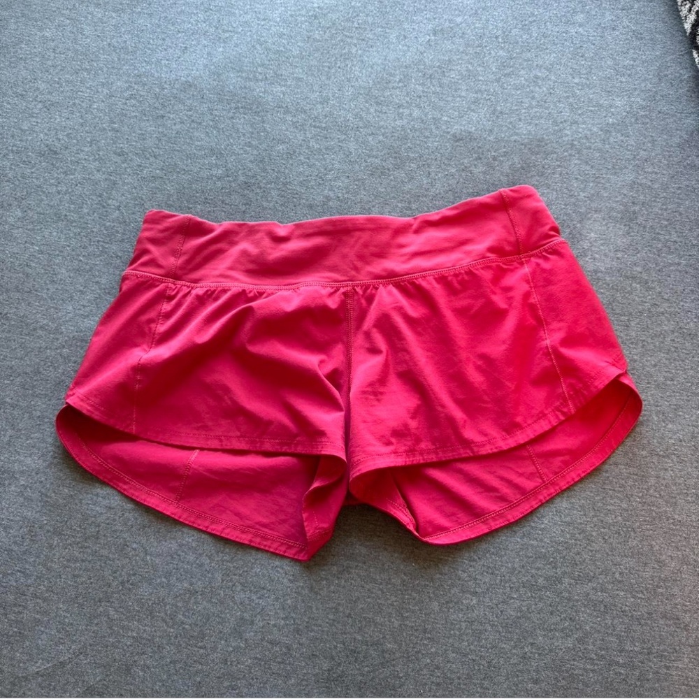 Red Lulu shorts